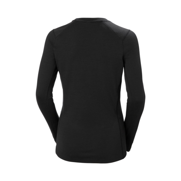 helly-hansen W Lifa Merino Midweight Crew 990_Black 49378