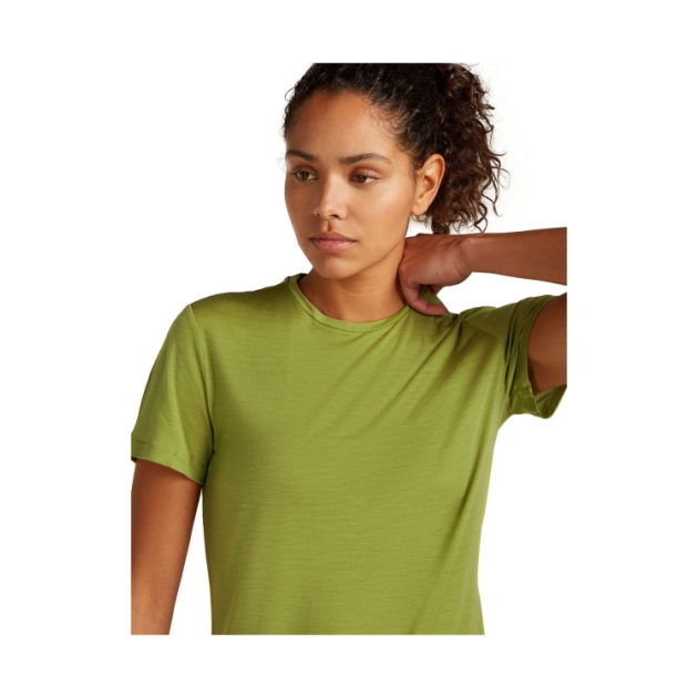 icebreaker W Mer 125 Cool-Lite Sphere III SS Tee 0AA1_Olive IB0A56ZO