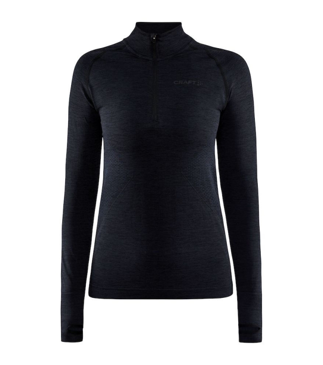 Craft Craft Core Dry Active Comfort HZ W black 1911167-B999000 black Craft wintersportkleding 1911167-B999000 licht grijs bij Leerentveldvrijetijd.nl