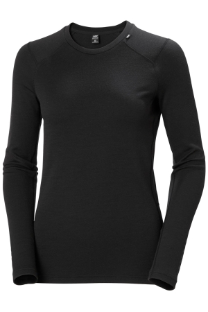 Helly Hansen Helly Hansen W Lifa Merino Midweight Crew Black Helly Hansen Helly Hansen W Lifa Merino Midweight Crew Black