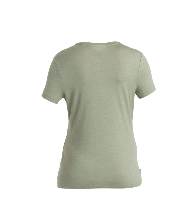 Icebreaker Icebreaker W Mer 150 Tech Lite III SS Tee Camp Circ lichen 0A56YDA74 Lichen Icebreaker fleeces en truien 0A56YDA74 blauw bij Leerentveldvrijetijd.nl