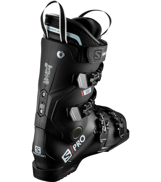 Salomon Salomon S/PRO 100 skischoen M black L40873700 Black Salomon wintersport schoenen L40873700 licht grijs bij Leerentveldvrijetijd.nl