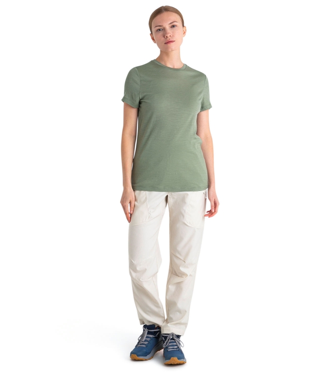 Icebreaker Icebreaker W Mer 150 Tech Lite III SS Tee a74_lichen IB0A56Y8 A74_Lichen Icebreaker fleeces en truien IB0A56Y8 blauw bij Leerentveldvrijetijd.nl