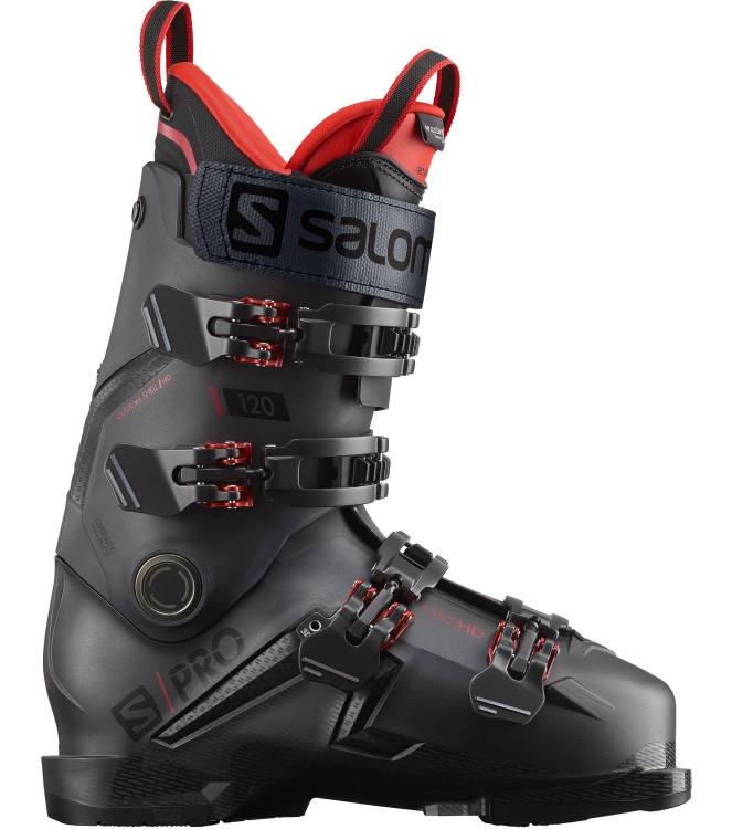 Salomon Salomon S/PRO 120 GW skischoen M belluga/red/black L41481400 Belluga/Red/Black Salomon wintersport schoenen L41481400 licht grijs bij Leerentveldvrijetijd.nl