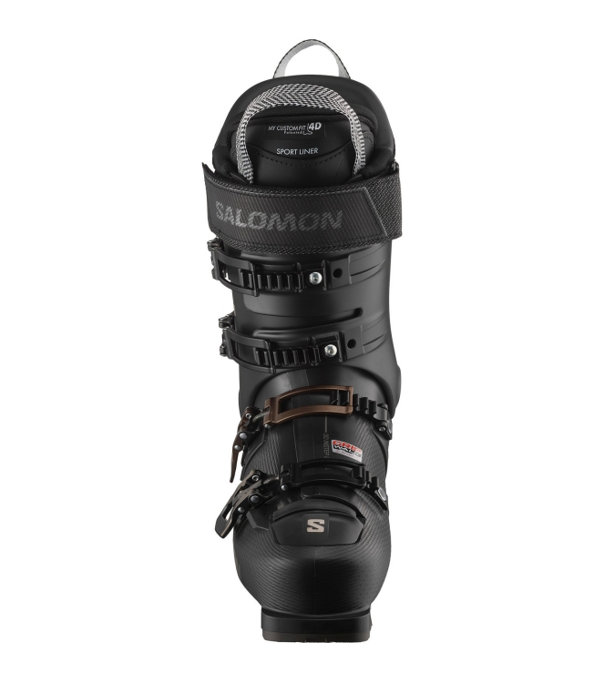 Salomon Salomon S/Pro Alpha 110 black / titanium metal L47045400 Black / Titanium Metal Salomon wintersport schoenen L47045400 licht grijs bij Leerentveldvrijetijd.nl