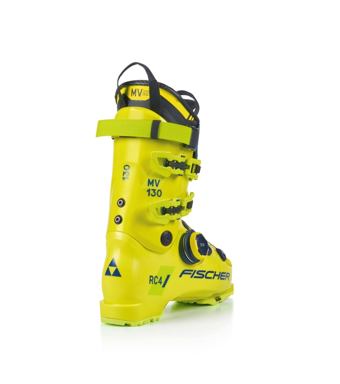 Fischer Fischer RC4 130 MV BOA VAC GW yellow / yellow U06123V Yellow / Yellow Fischer wintersport schoenen U06123V groen bij Leerentveldvrijetijd.nl