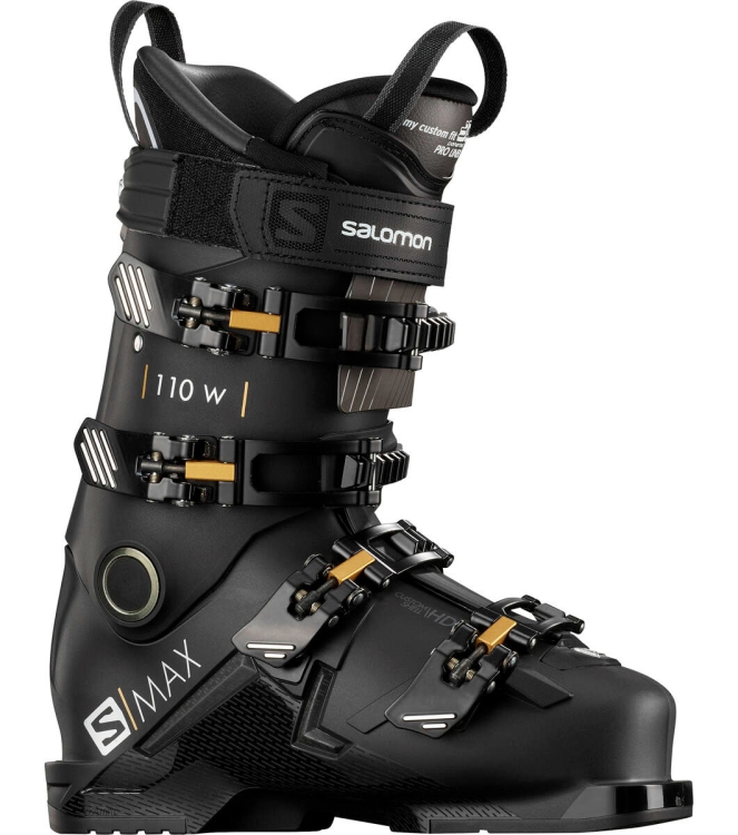 Salomon Salomon S/MAX 110 W skischoen black L40872400 Black Salomon wintersport schoenen L40872400 licht grijs bij Leerentveldvrijetijd.nl