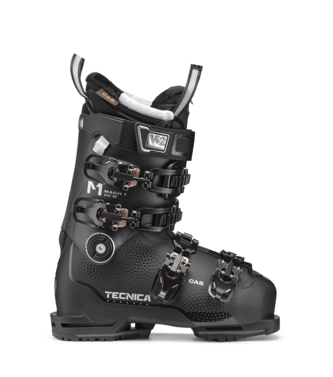 Tecnica Tecnica Mach1 HV 105 W GW black TS20160EG1-100 black Tecnica wintersport schoenen TS20160EG1-100 licht grijs bij Leerentveldvrijetijd.nl