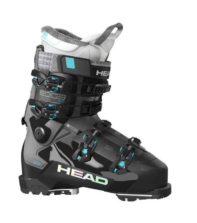 Head Head Edge 95 W HV Gw black/turquoise 603248 Black/Turquoise Head wintersport schoenen 603248 licht grijs bij Leerentveldvrijetijd.nl