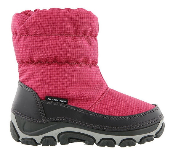 antartica Snowboot met rits rubberzool JR Fuxia AN 123