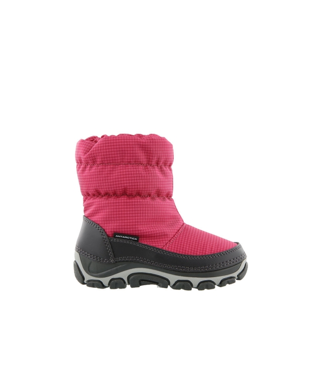 antartica antartica Snowboot met rits rubberzool JR fuxia AN 123 Fuxia antartica wintersport schoenen AN 123 ivoor bij Leerentveldvrijetijd.nl