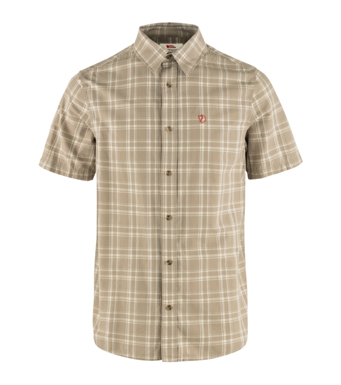 Fjällräven Fjällräven ™vik Lite Shirt SS M fossil-chalk rose F87038 118-302 Fossil-Chalk Rose Fjällräven fleeces en truien F87038 118-302 lichtblauw bij Leerentveldvrijetijd.nl