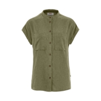 fjällräven Övik Hemp Shirt SS W 620_Green F14600160