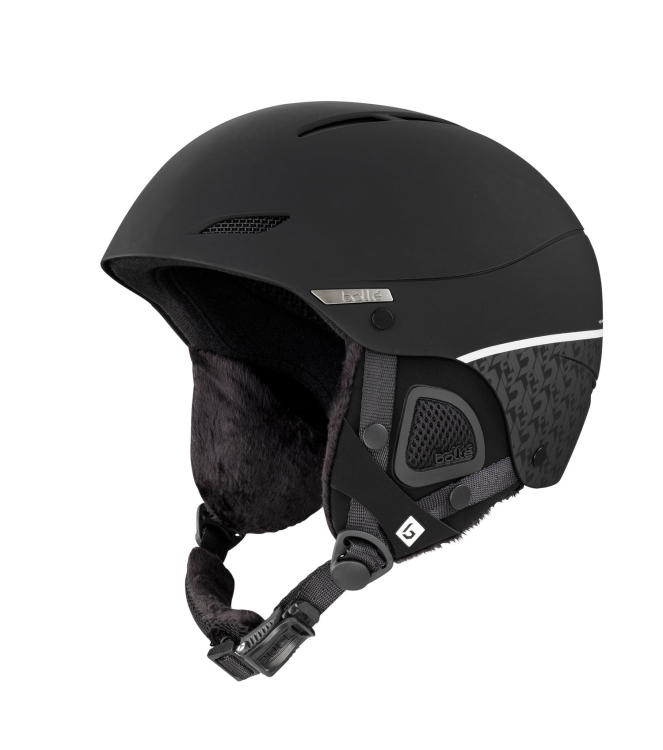 Bolle Bolle Juliet Skihelm black matte 32075 Black matte Bolle wintersport accessoires 32075 licht grijs bij Leerentveldvrijetijd.nl