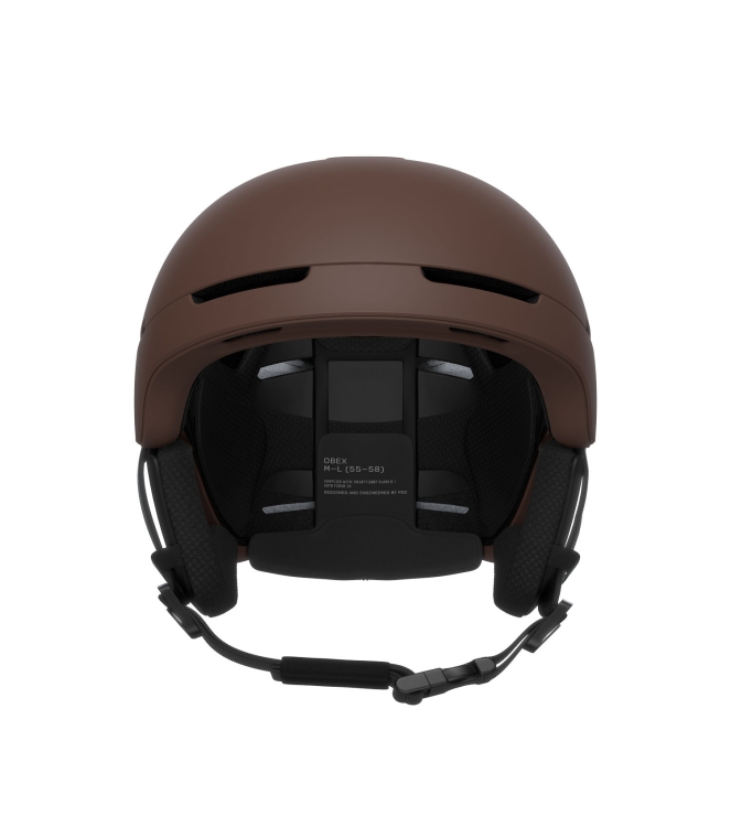 POC POC Obex Mips skihelm 8887_bronzite brown matt 10113 8887_Bronzite Brown Matt POC wintersport accessoires 10113 marine bij Leerentveldvrijetijd.nl