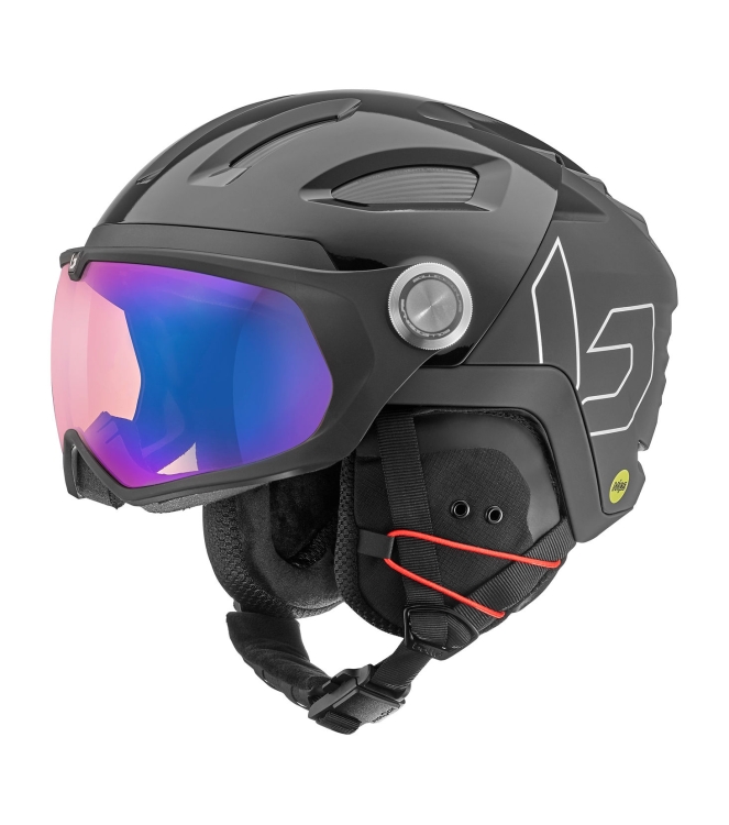 Bolle Bolle V-Ryft Mips Phantom Blue Cat 1-3 black shiny BH1790 Black Shiny Bolle wintersport accessoires BH1790 licht grijs bij Leerentveldvrijetijd.nl