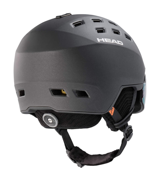 Head Head Radar 5K Photo S1-S3 Mips black 323011 Black Head wintersport accessoires 323011 licht grijs bij Leerentveldvrijetijd.nl