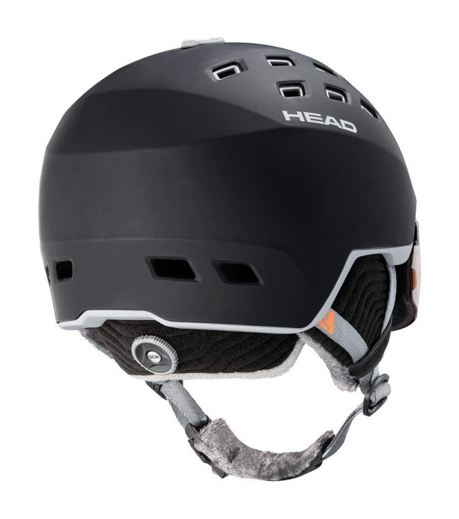 Head Head Rachel S2 Silver black 323552 Black Head wintersport accessoires 323552 licht grijs bij Leerentveldvrijetijd.nl