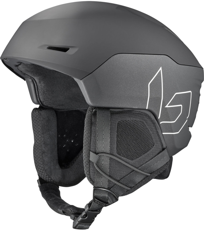 Bolle Bolle Ryft Pure skihelm black coal matte BH1780 Black Coal Matte Bolle wintersport accessoires BH1780 licht grijs bij Leerentveldvrijetijd.nl