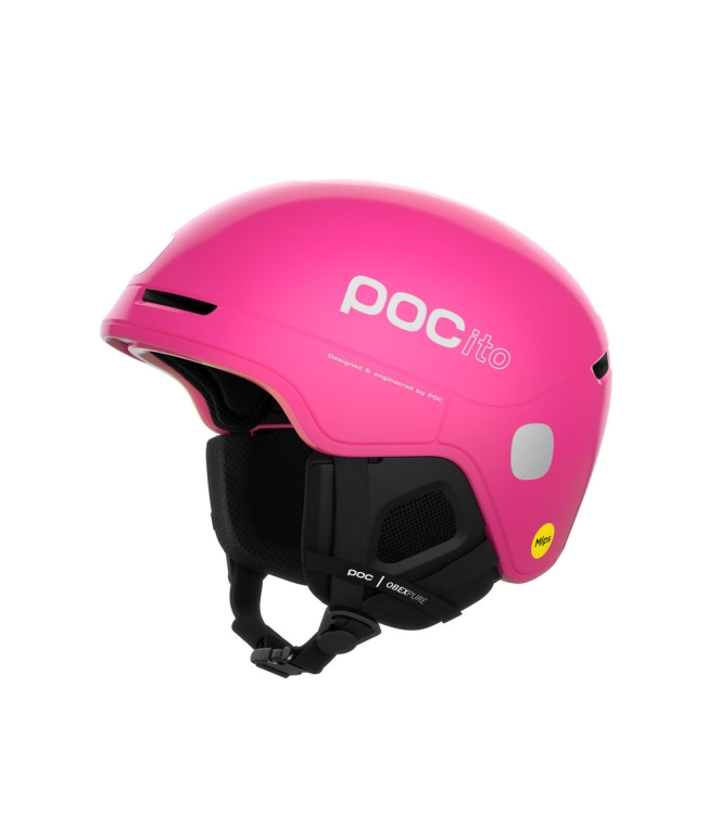 POC POC POCito Obex Mips skihelm fluorescent pink 10474 Fluorescent Pink POC wintersport accessoires 10474 ivoor bij Leerentveldvrijetijd.nl