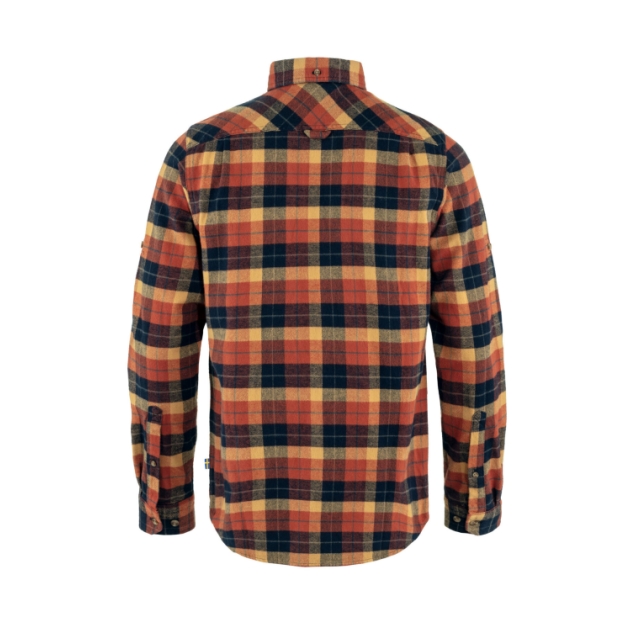 Fjällräven Singi Heavy Flannel Shirt M Autumn Leaf-Dark Navy F81373 215-555