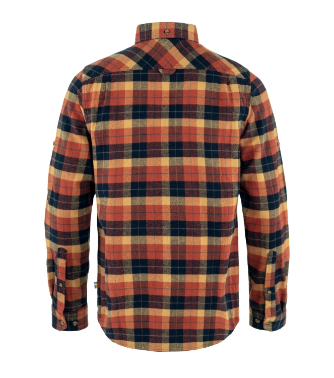 Fjällräven Fjällräven Singi Heavy Flannel Shirt M autumn leaf-dark navy F81373 215-555 Autumn Leaf-Dark Navy Fjällräven fleeces en truien F81373 215-555 antraciet bij Leerentveldvrijetijd.nl