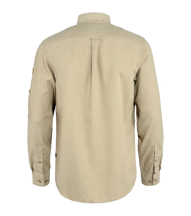 Fjällräven Fjällräven Ovik Travel Shirt LS M 195_sand stone F87208 195_Sand Stone Fjällräven fleeces en truien F87208 jeans bij Leerentveldvrijetijd.nl