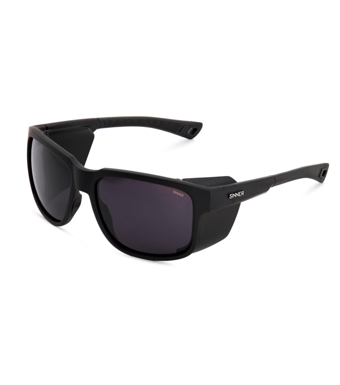 Sinner Sinner Kaplan MT Blk PC Smoke black SISU-891-10-10 Black Sinner wintersport accessoires SISU-891-10-10 licht grijs bij Leerentveldvrijetijd.nl