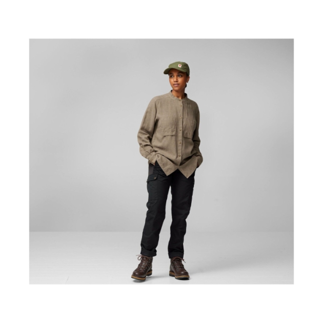 Fjällräven Ovik Hemp Shirt LS W Suede Brown F14600149