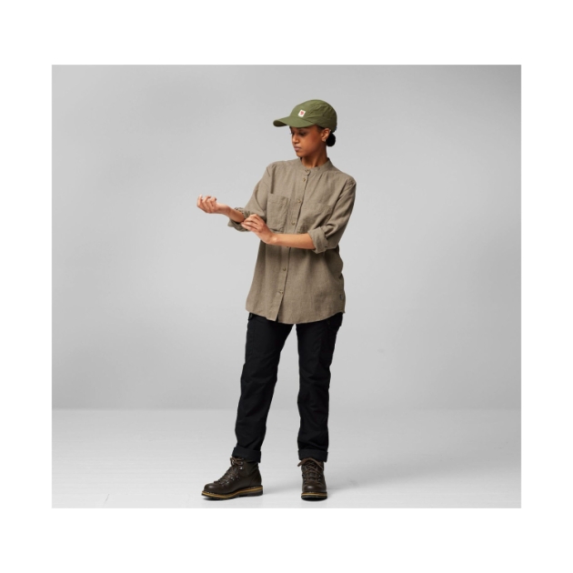 Fjällräven Ovik Hemp Shirt LS W Suede Brown F14600149