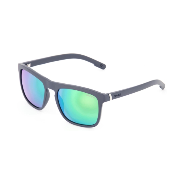 Sinner Thunder Teen Zonnebril Mat Dk Blue-Green Oil SISU-853-50-29