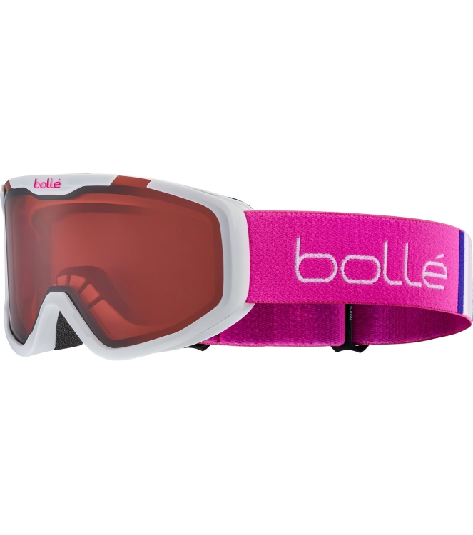 Bolle Bolle Rocket Vermillon Cat 2 white & pink matte BG1070 White & Pink Matte Bolle wintersport accessoires BG1070 roze bij Leerentveldvrijetijd.nl