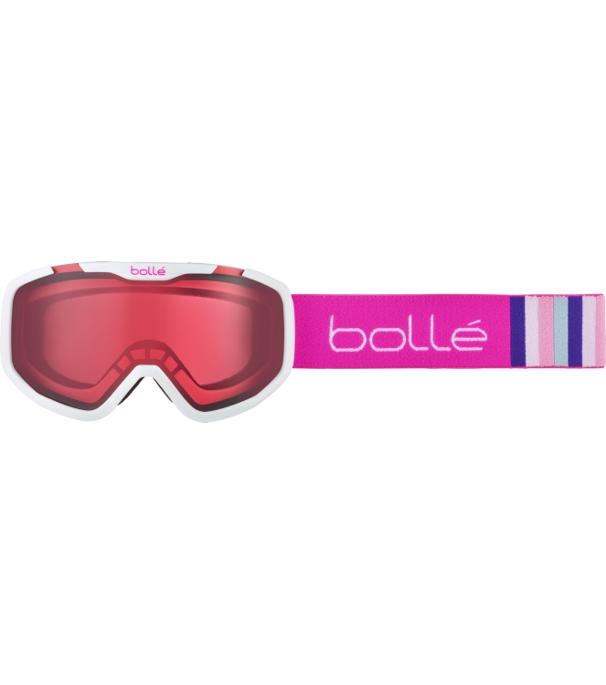 Bolle Bolle Rocket Vermillon Cat 2 white & pink matte BG1070 White & Pink Matte Bolle wintersport accessoires BG1070 roze bij Leerentveldvrijetijd.nl